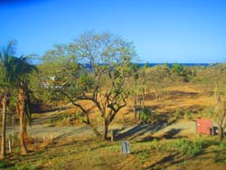 vue terrain 820 m2 Playa Junquillal Costa Rica